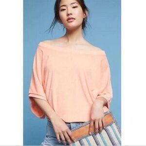 Anthropologie Beasley terry cloth‎ dolman sleeve top XXS